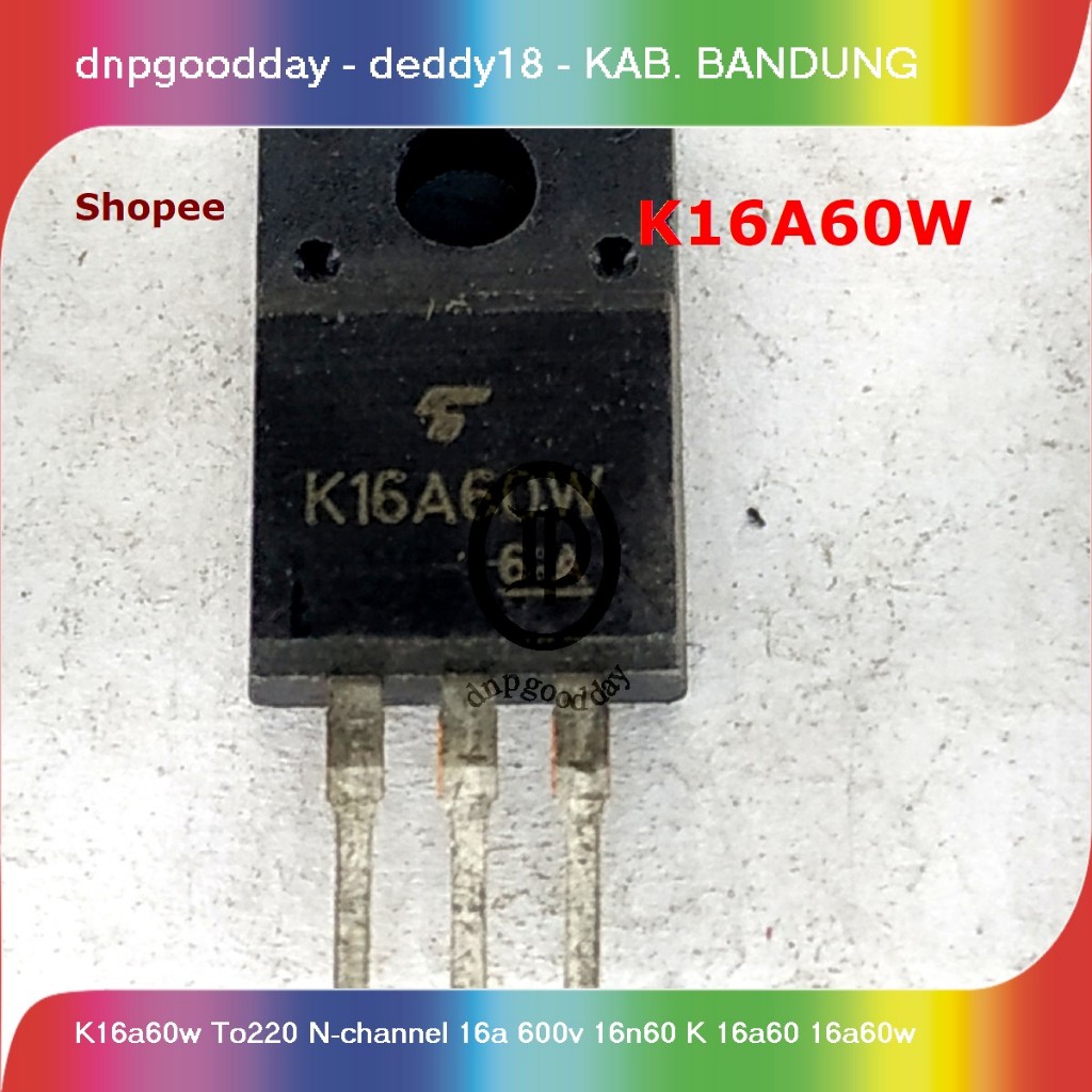 k16a60w to220 n-channel 16a 600v 16n60 k 16a60 16a60w