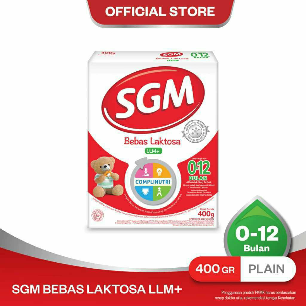 SGM LLM+ Bebas Lactosa / SGM BBLR / SGM Eksplor Gain Optigrow / SGM Ananda Gain 100 / Susu Anak
