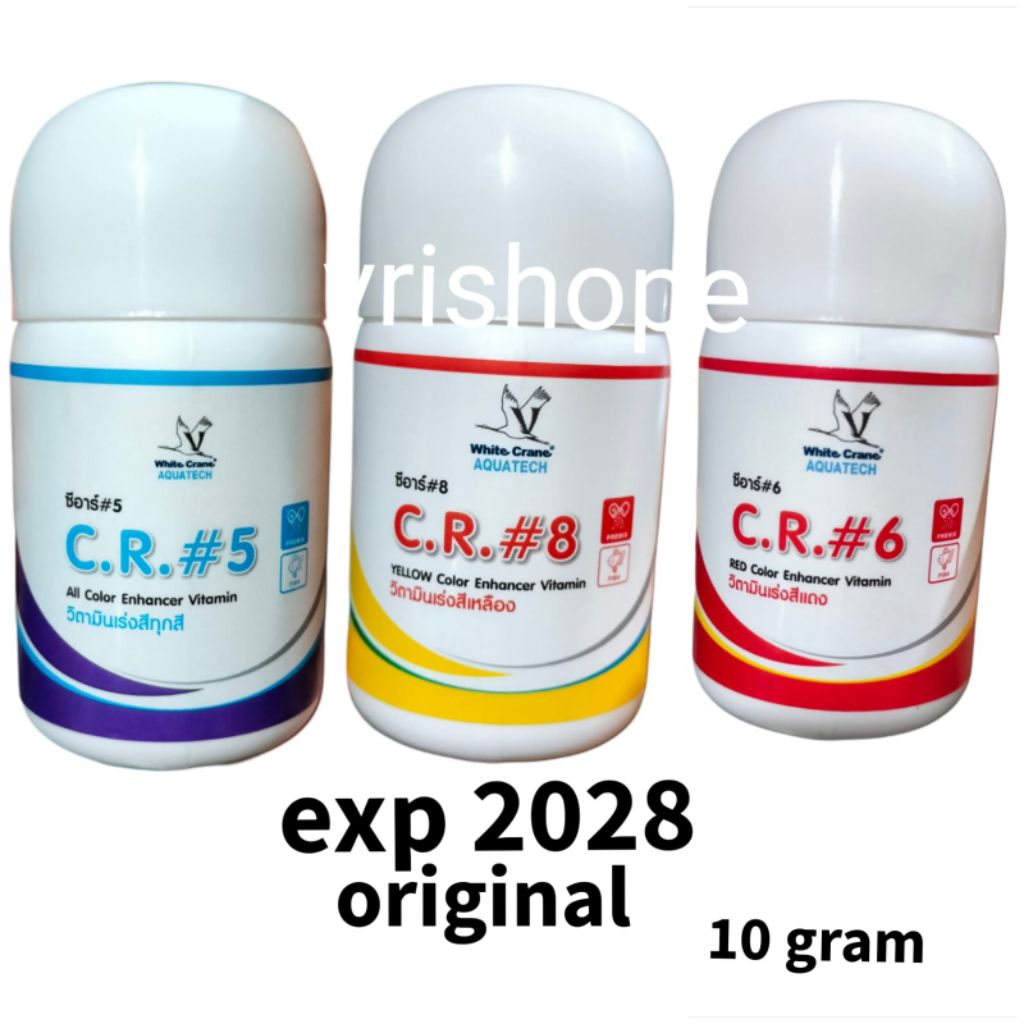 cr5 cr6 cr8 color rich 10 gram  vitamin pewarna arwana diskes.louhan