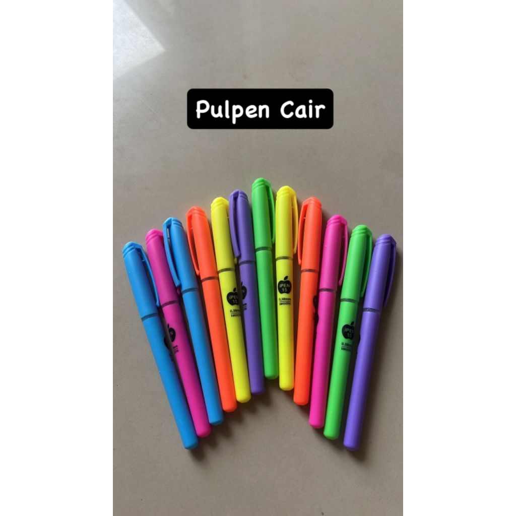 

Pulpen Cair Ipen X Gel Ink Tinta Hitam
