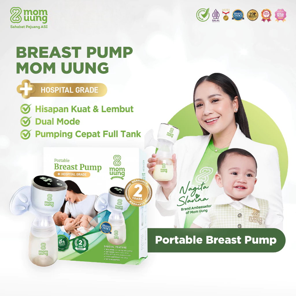 Mom Uung  Pompa Asi Elektrik -Mom Uung Electric Breastpump/Pompa Asi Elektrik Murah/Pompa Asi
