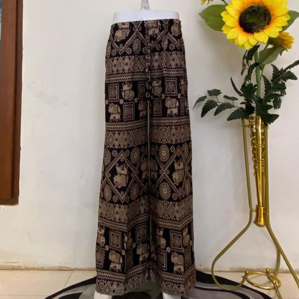 Celana Kulot Bali Motif Hawai