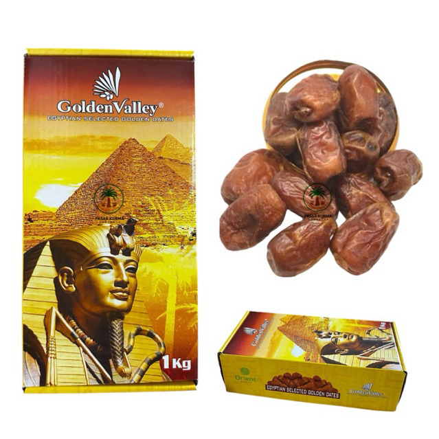 

Kurma Mesir 1kg Golden Valley Basah
