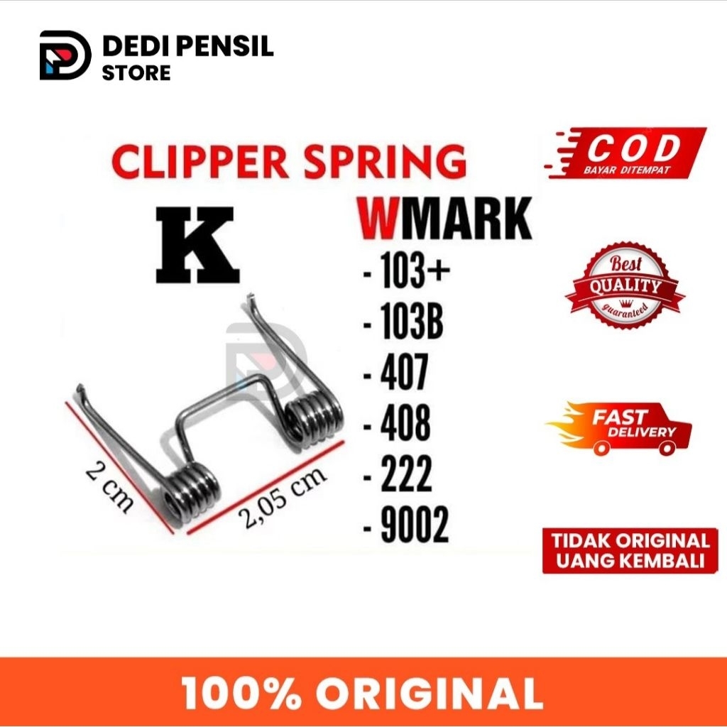 (Bisa Cod) Per K Wmark Ng-103+ Ng-103B Ng-407 Ng-408 Ng-409 Ng-222 Ng-9002 Ng-9003 Spring Tension