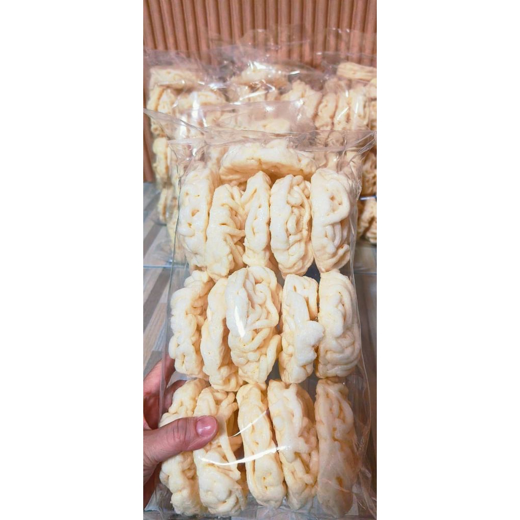 

Kerupuk keriting Bangka asli ikan tengiri