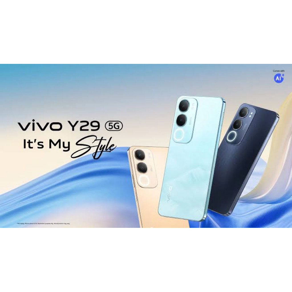 VIVO Y29 RAM 6GB INTERNAL 128GB || 8GB 128GB || 8GB 256GB GARANSI RESMI HP MURAH GAMING