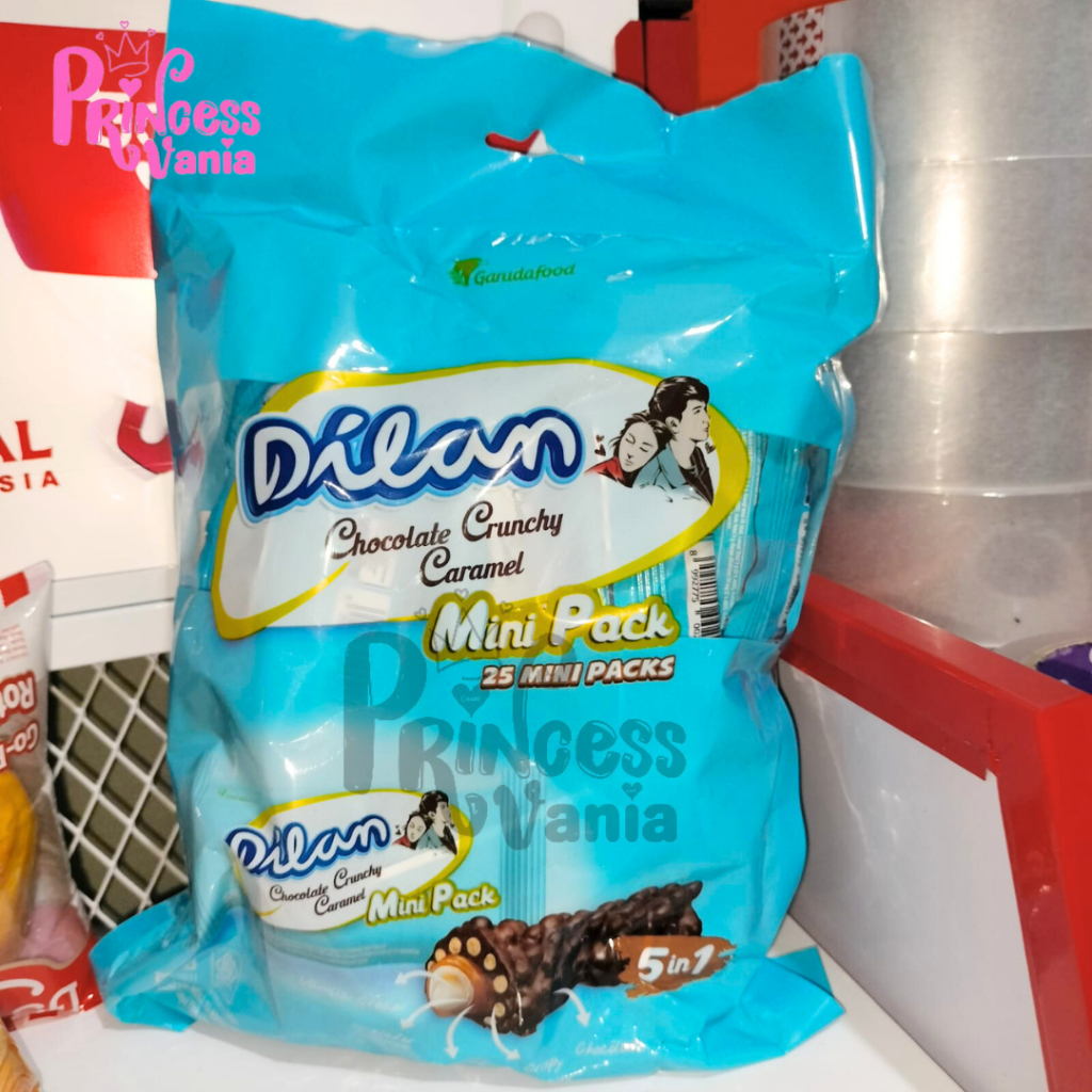 

DILAN CHOCOLATE CRUNCHY CARAMEL POUCH MINI PACK ISI 25PCS