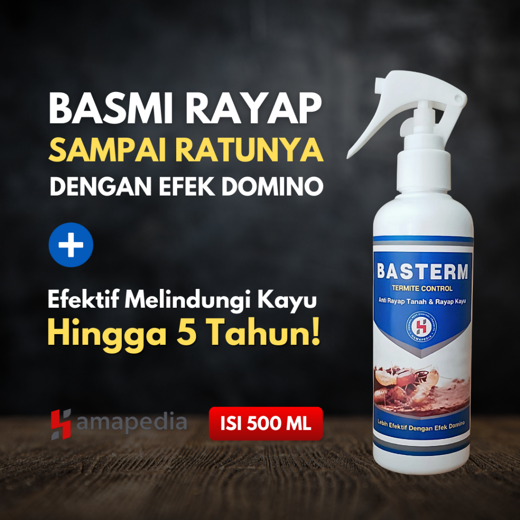 Obat Anti Rayap Kayu dan Tembok / Racun Pembasmi Rayap Basterm