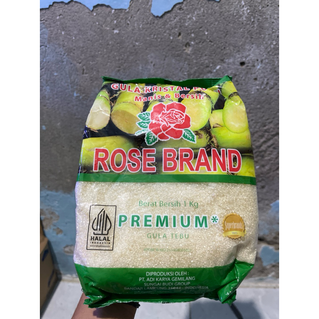 

Gula pasir rose brand 1 KG
