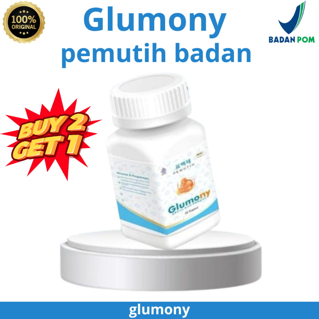 GLUMONY PEMUTIH BADAN KOREA | GLUMONY WHITENING GLUTATHIONE DIJAMIN AMPUH