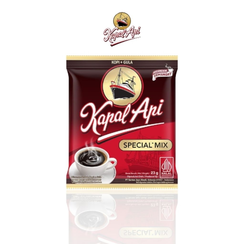 

Kapal Api Special Mix 23gr 1 Renceng isi 10 Sachet