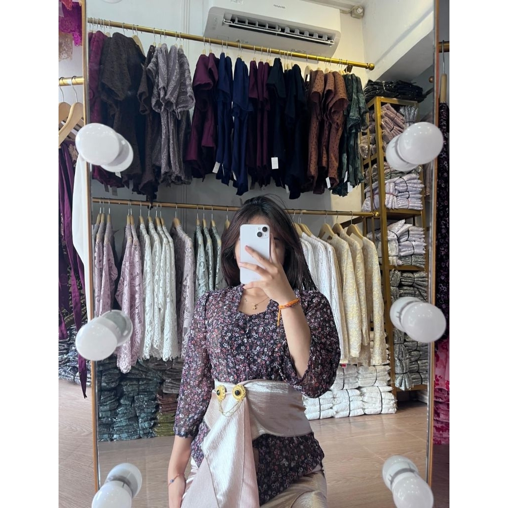 kebaya sifon kamila lonceng