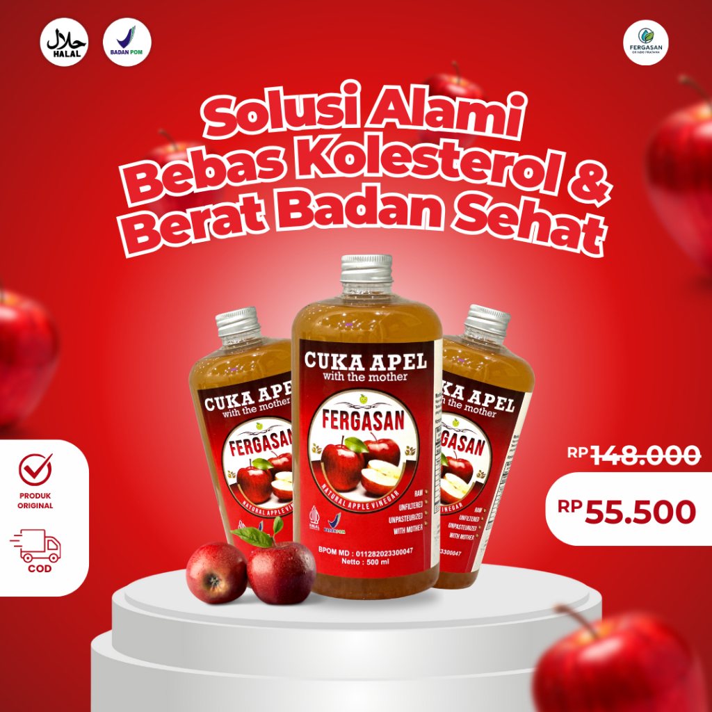 

1 Sendok Cuka Apel Fergasan Sehari = Detox Tubuh & Bakar Lemak Alami!