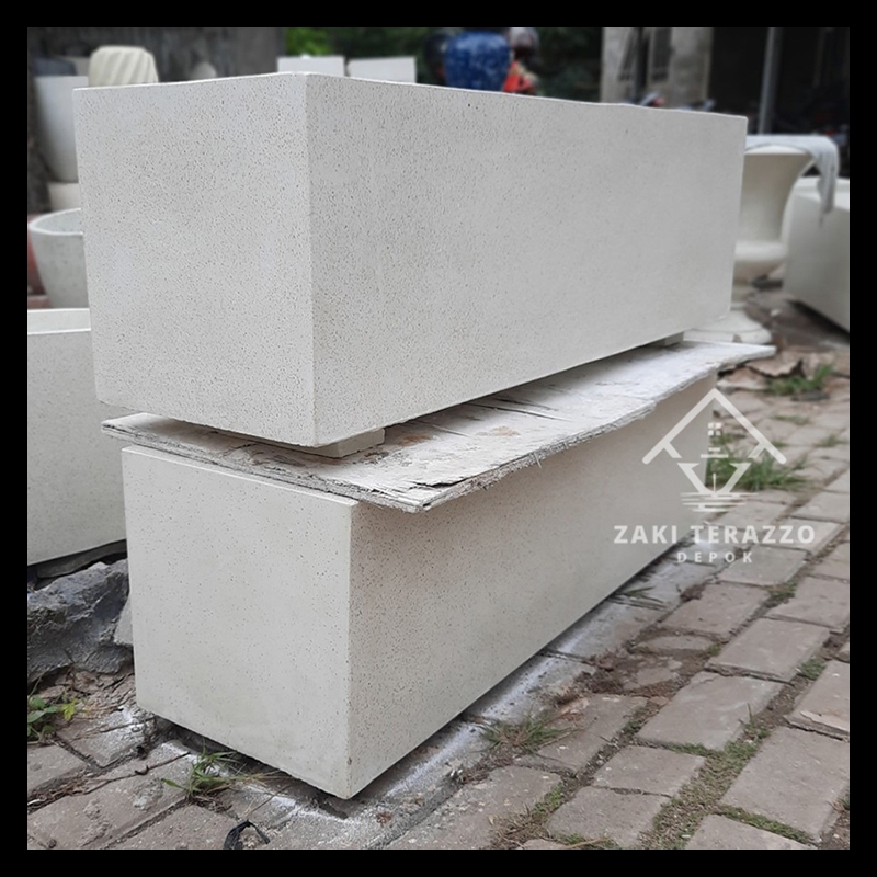 Pot Teraso Kotak Planter Panjang Handmade