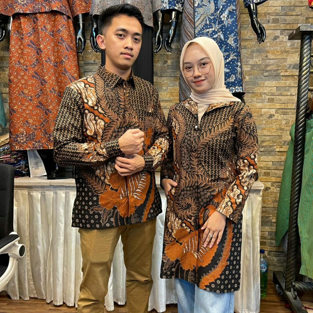 Batik Tunik Bahan Katun Solo Full trikot Batik DB Thamrin City