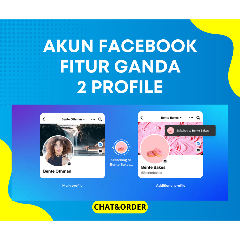 AKUN FB TUA FITUR GANDA 2 PROFILE