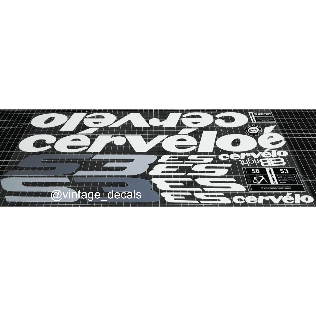 decals replacement Cervelo s3