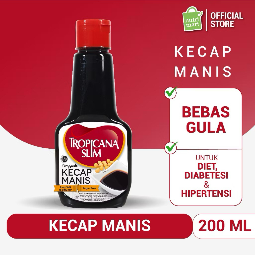

Tropicana Slim Kecap Manis 200ml - Bantu Dukung Hidup Sehat