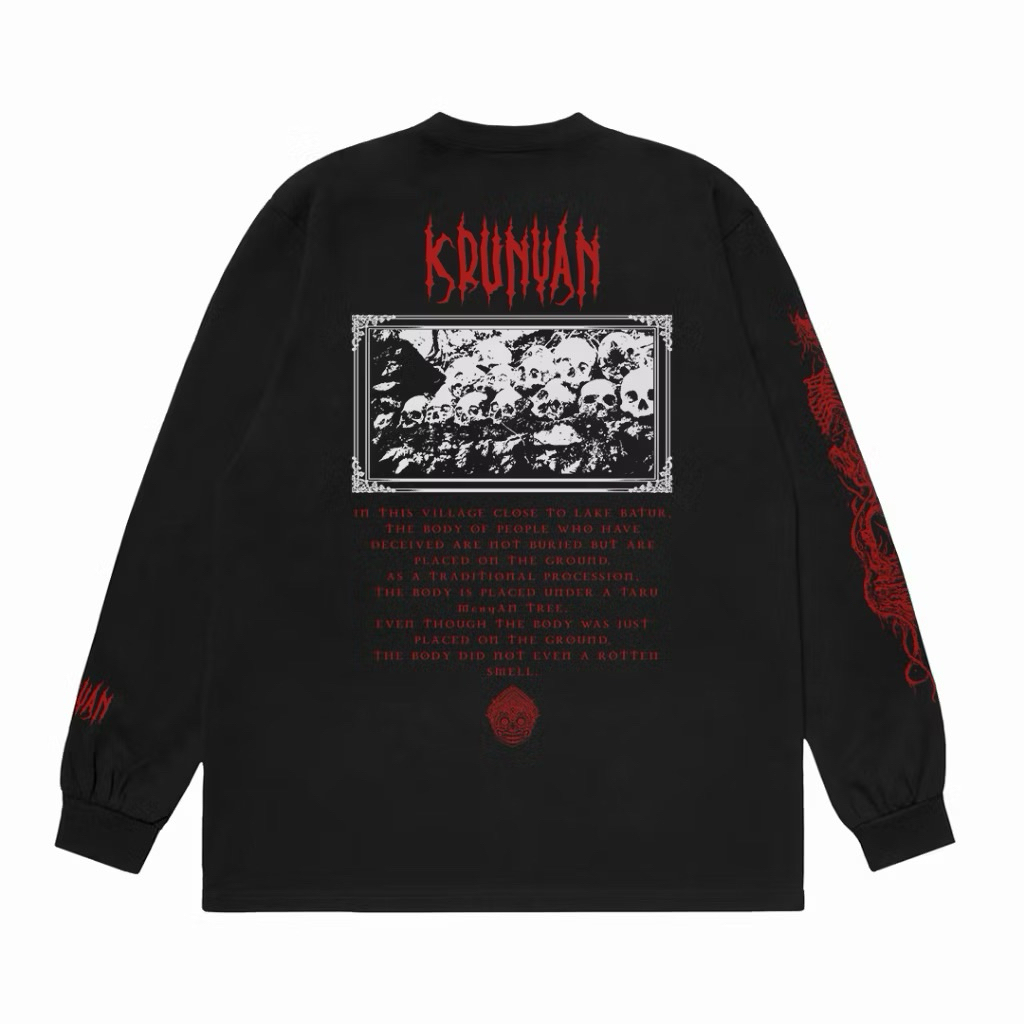 Tshirt Long sleeve Trunyan Black Rotterdamn
