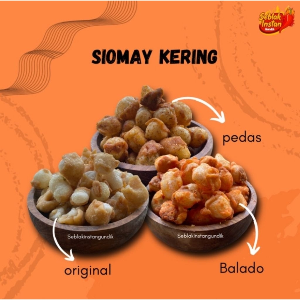 

siomay kering 250gram 3 varian rasa nihh