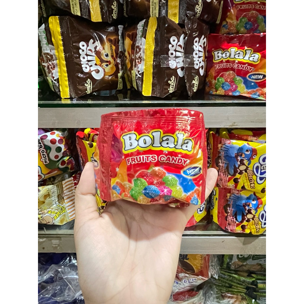 

PERMEN BOLALA FRUITS CANDY ISI 10 PCS