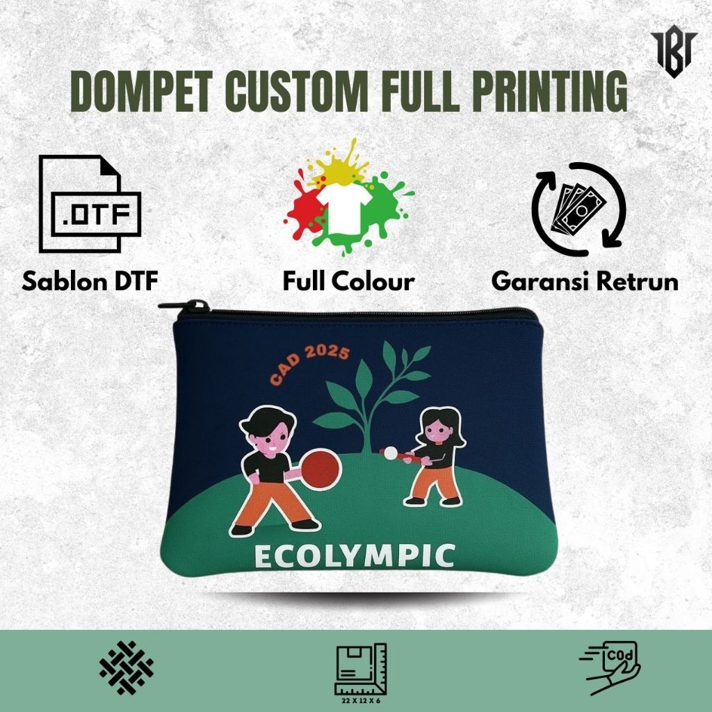 

Dompet Custom Full Printing | Case pencil | Pouch serbaguna