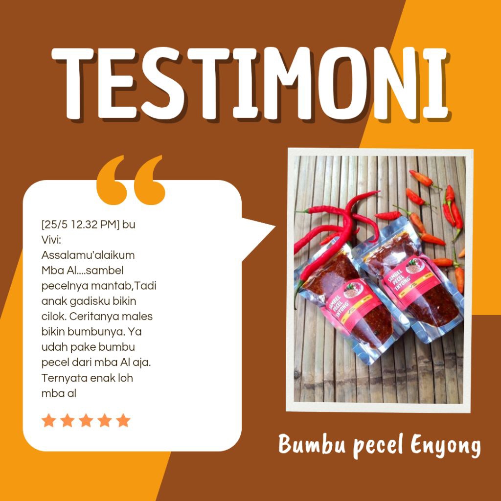 

Sambel Pecel Bumbu Pecel khas Kebumen 500gram