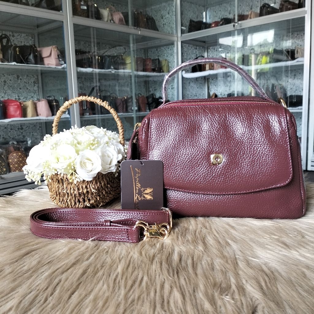 Tas papillon k3456 polos warna hitam, navy, kopi,asem, maroon