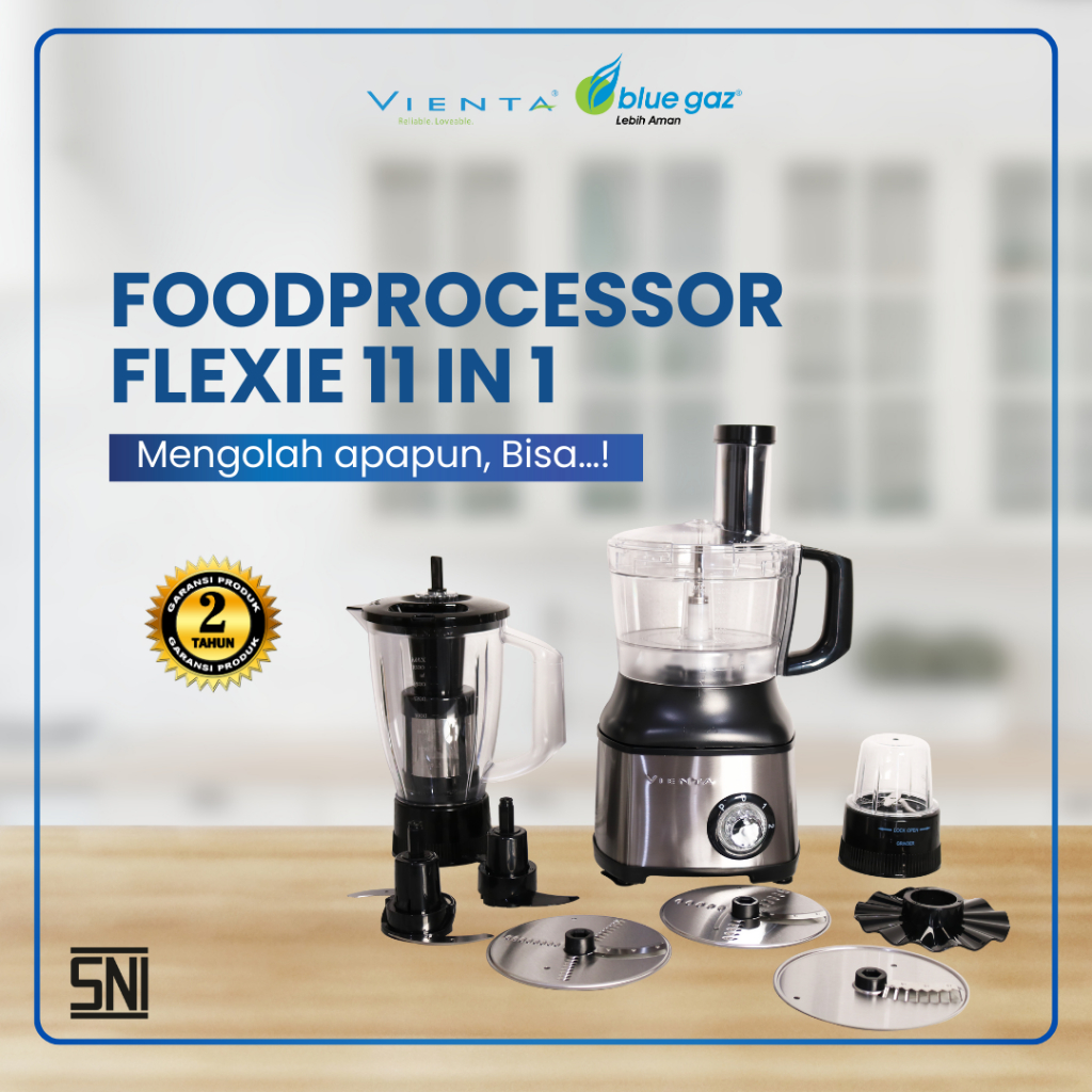 VIENTA Food Processor Flexie 11 in 1