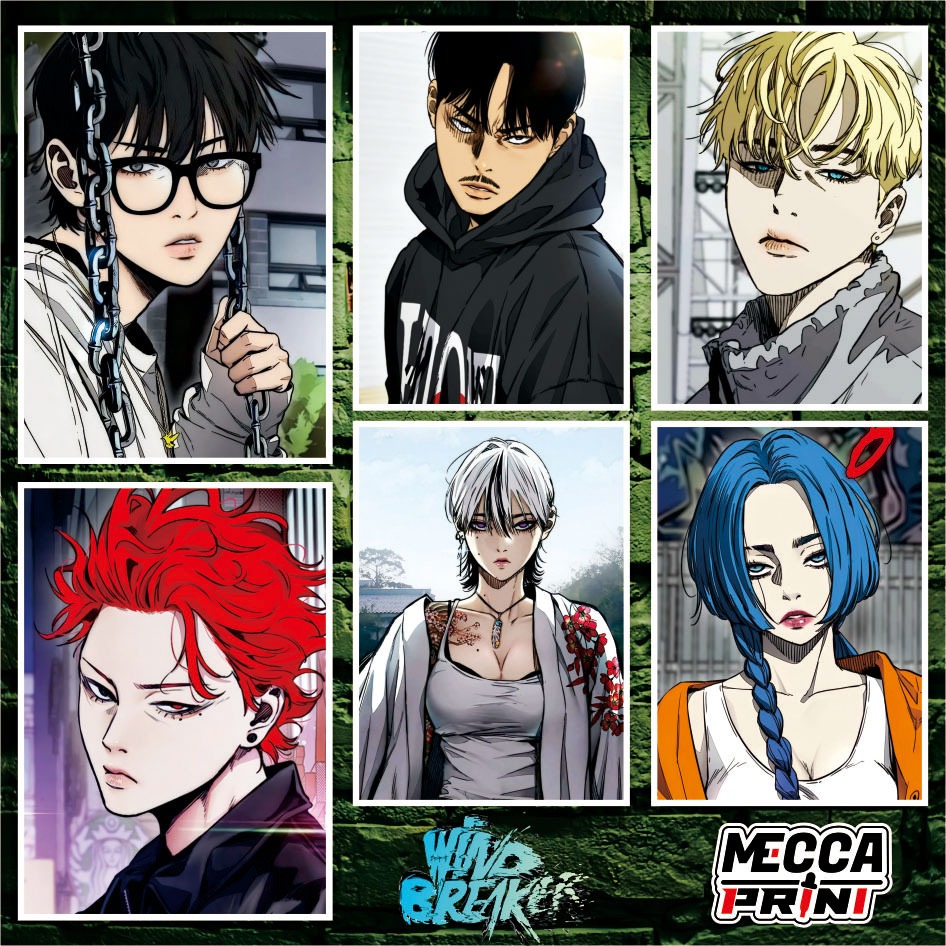 Poster WIND BREAKER - Poster Manhwa Wind Breaker