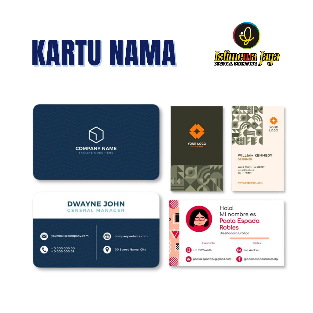 

ISTIMEWA DIGITAL PRINTING - Kartu Nama Custom
