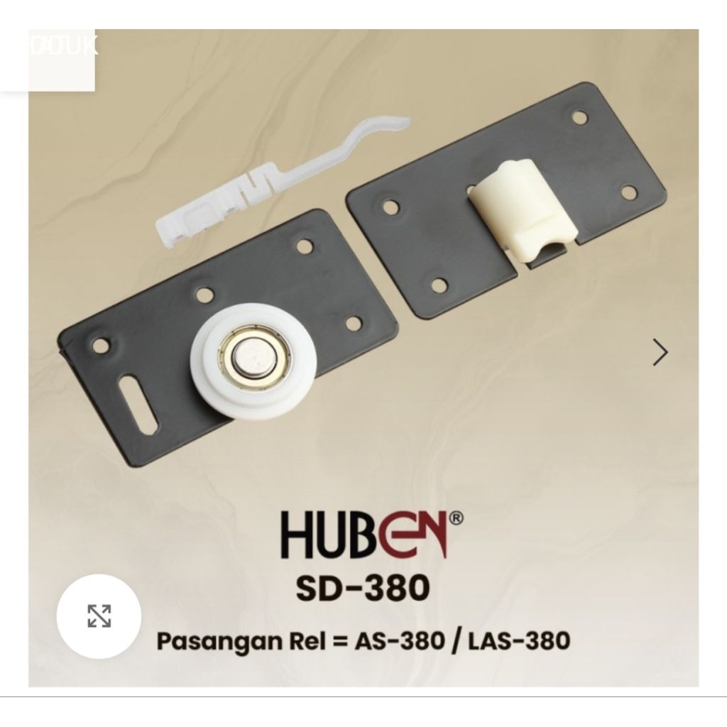 Roda pintu sliding roda lemari sliding Huben SD-380