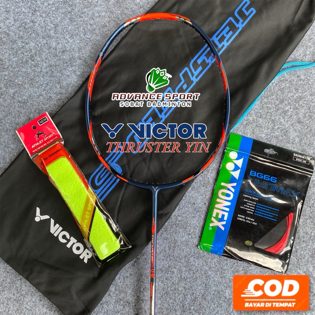 RAKET BADMINTON VICTOR THRUSTER K-YIN SPESIAL EDITION TERBARU SIAP PAKAI