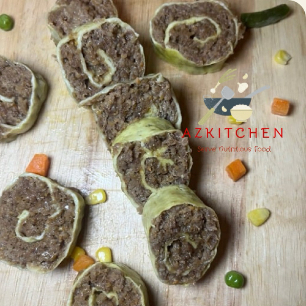 

Rolade Daging Sehat 250 Gram Bergizi Tanpa Msg Minim Tepung Tinggi Protein Vitamin