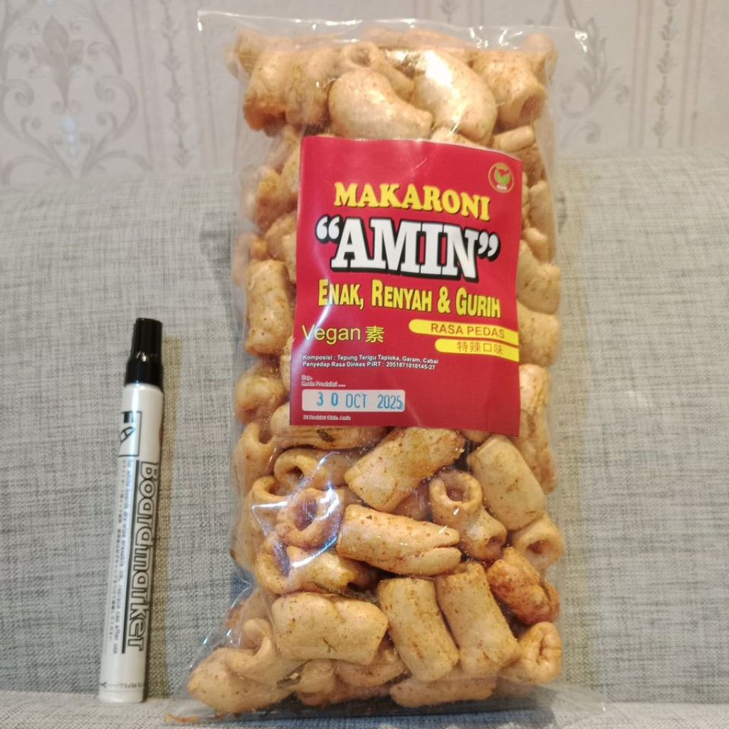 

KERUPUK MAKARONI VEGAN PEDAS