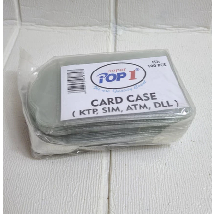 

Plastik ATM / SIM / KTP / Kartu Nama / e-toll Cover Tebal pelindung