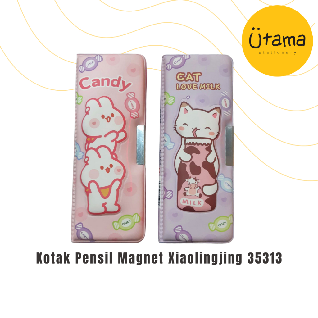 

Pencil Case Magnet Xiao Ling Jing 35313/Tepak Pensil/Tempat Alat Tulis/Kotak Pensil