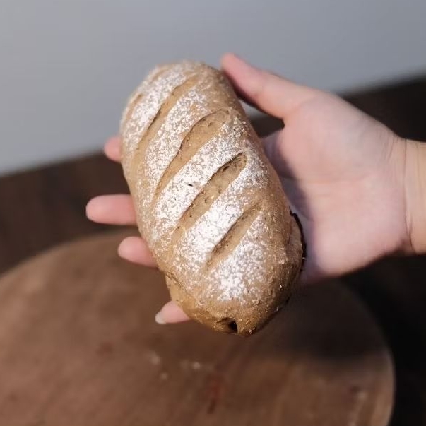 

Roti sehat sourdough Roti gandum double chocolate cheese