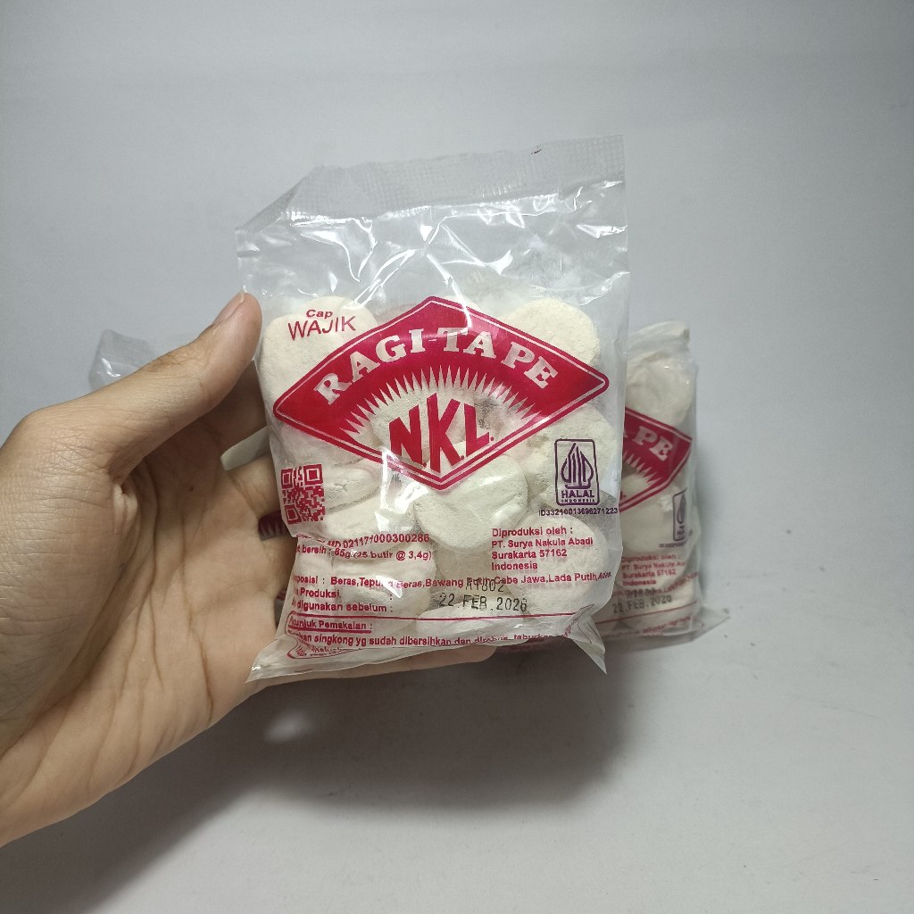 

3 pak Ragi Tape NKL Cap Wajik 85gr