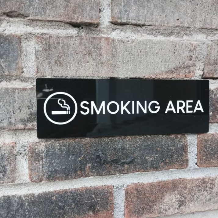 sign akrilik / Akrilik / SMOKING AREA