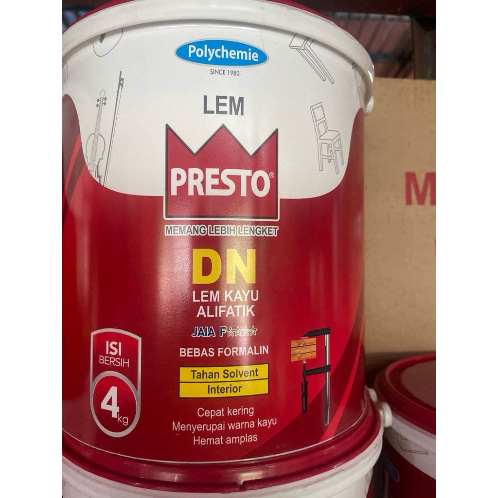 

Lem Kayu Presto DN Alifatik Galon 4Kg