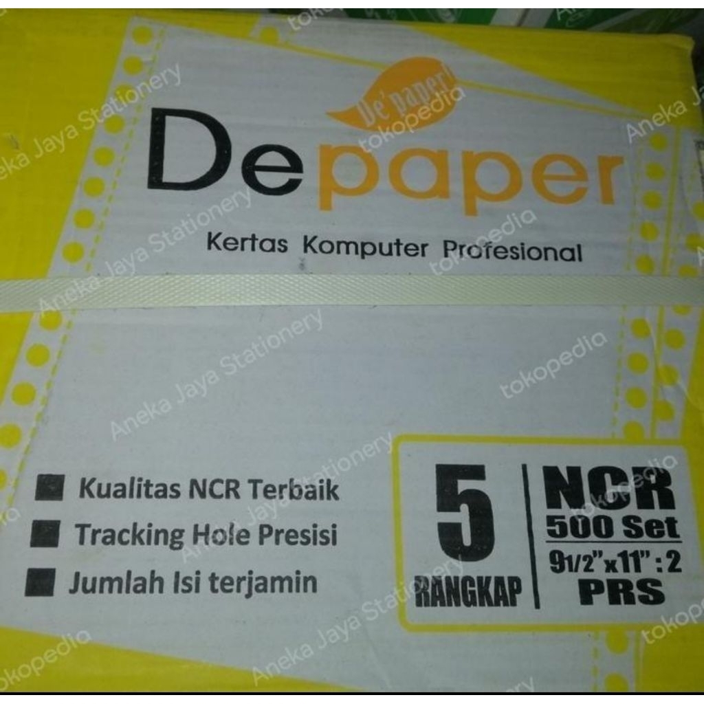 

continuous form 9.5x11, 5 ply PRS (k5 PRS) depaper