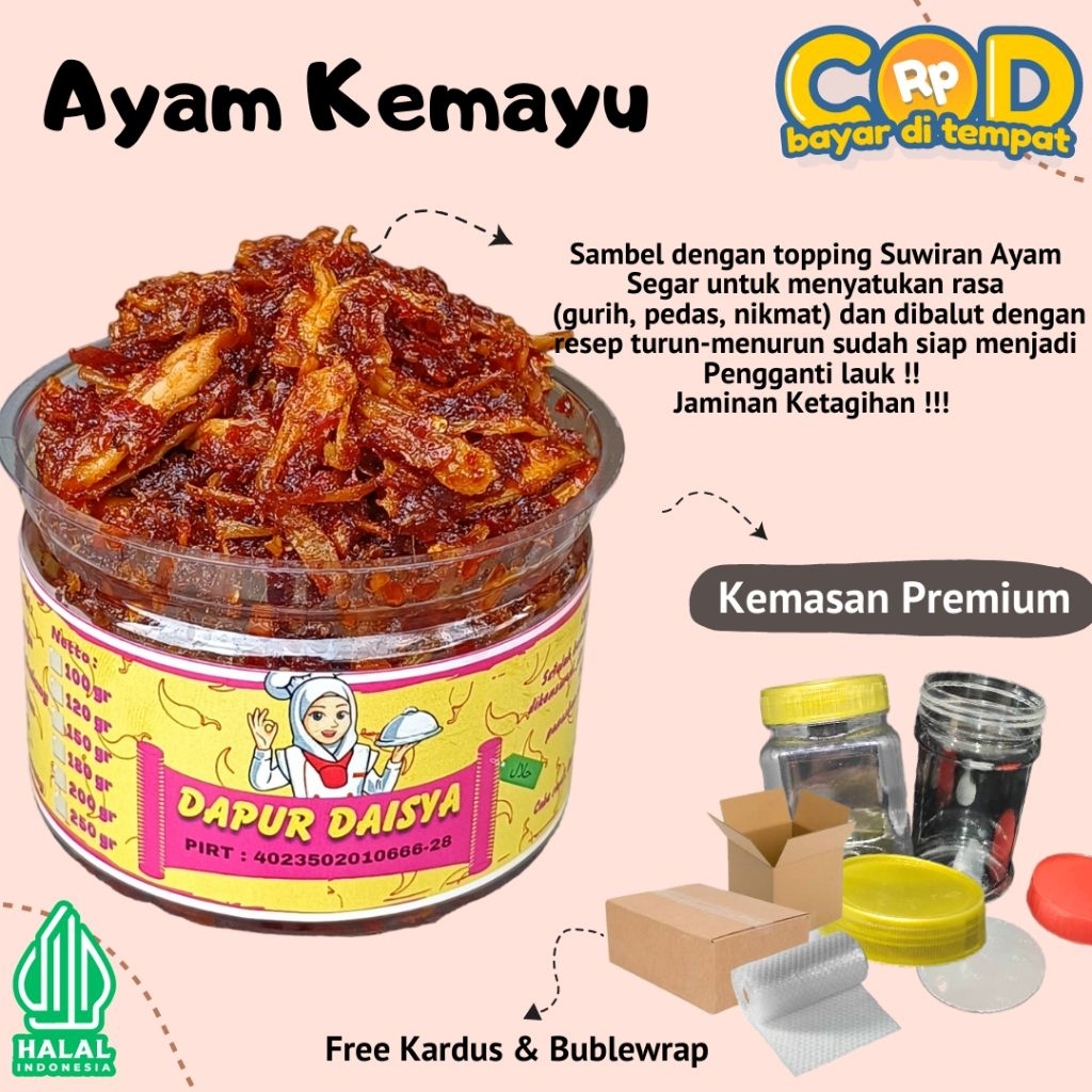 

100 Gram Sambal Cumi Fresh