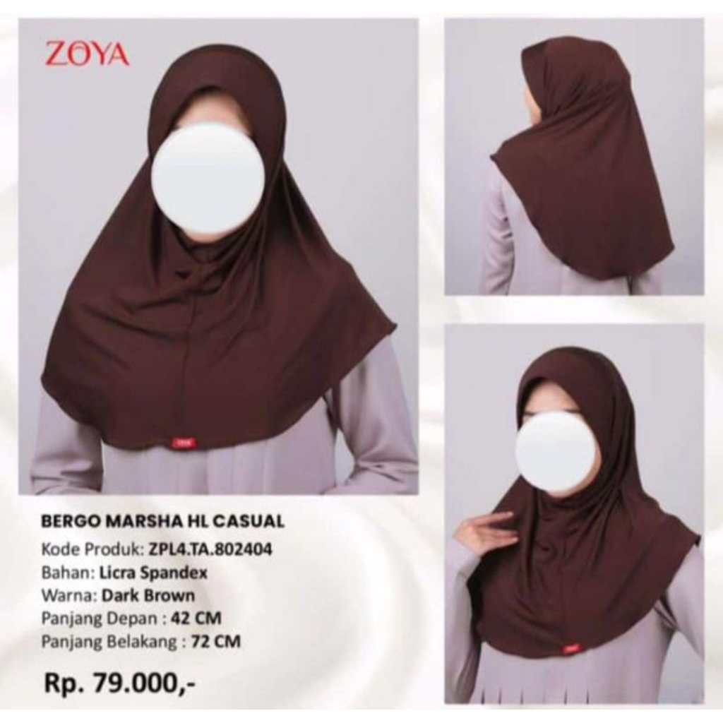 Bergo Zoya Marsha casual