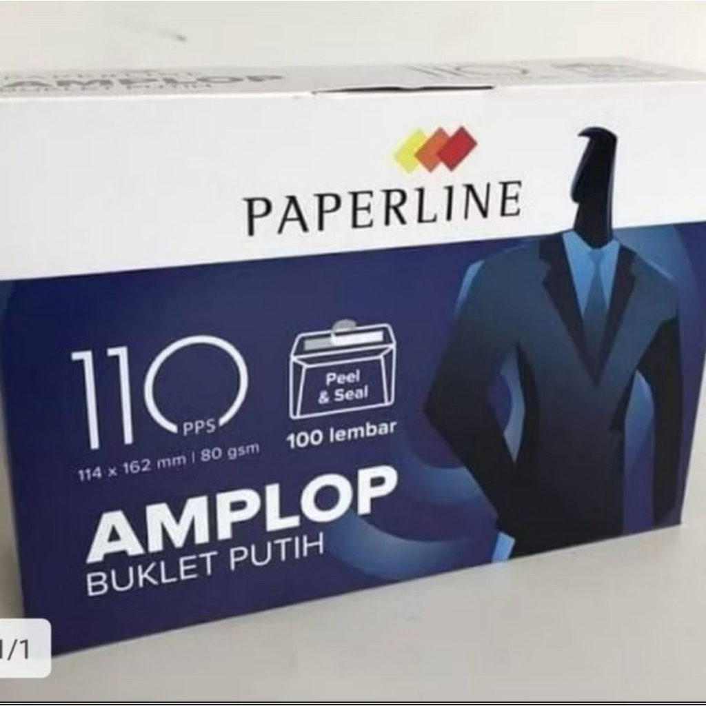 

Amplop Putih Paperline 110 Pps ( isi 100lbr ) 114*162mm