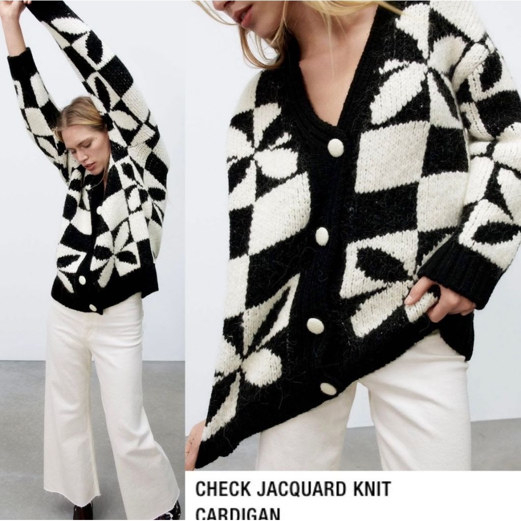 Zara knit cardigan/sweater original