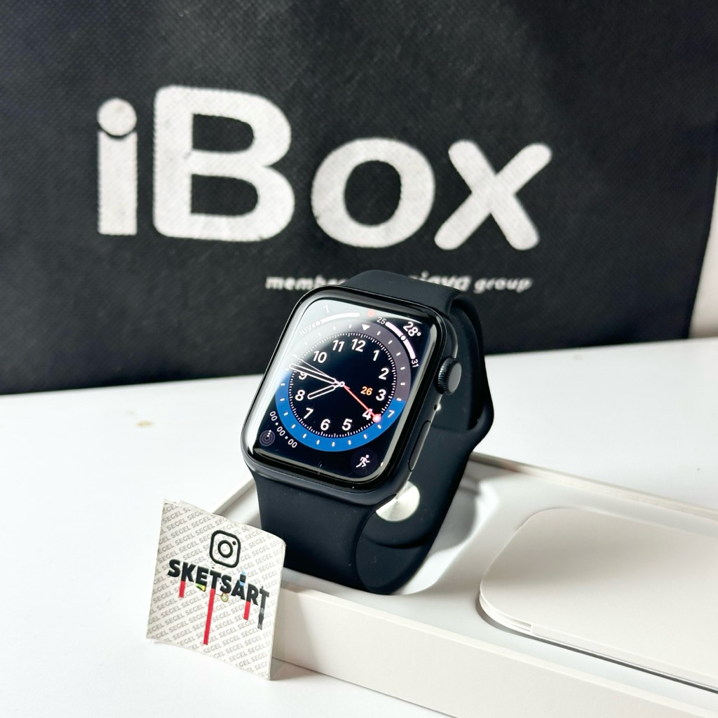 Apple Watch Series SE Gen 2 44mm iBox Black iwatch Battery Health 93%