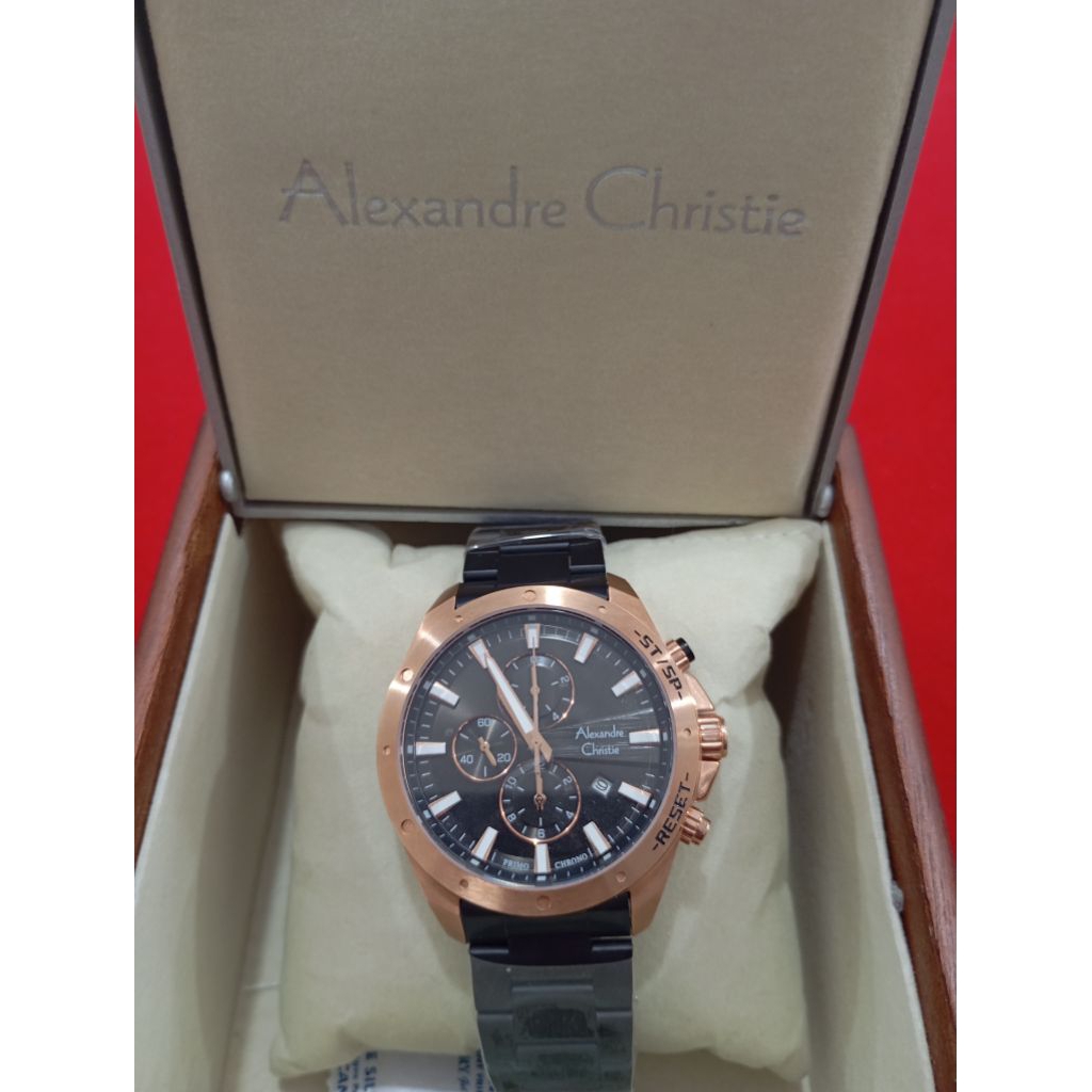 Jam Tangan Pria ALEXANDRE CHRISTIE 6669MC Original