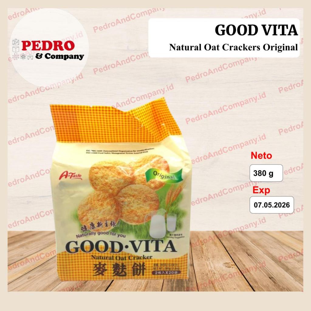 

A taste good vita ORIGINAL natural oat cracker 380 gram - biskuit susu