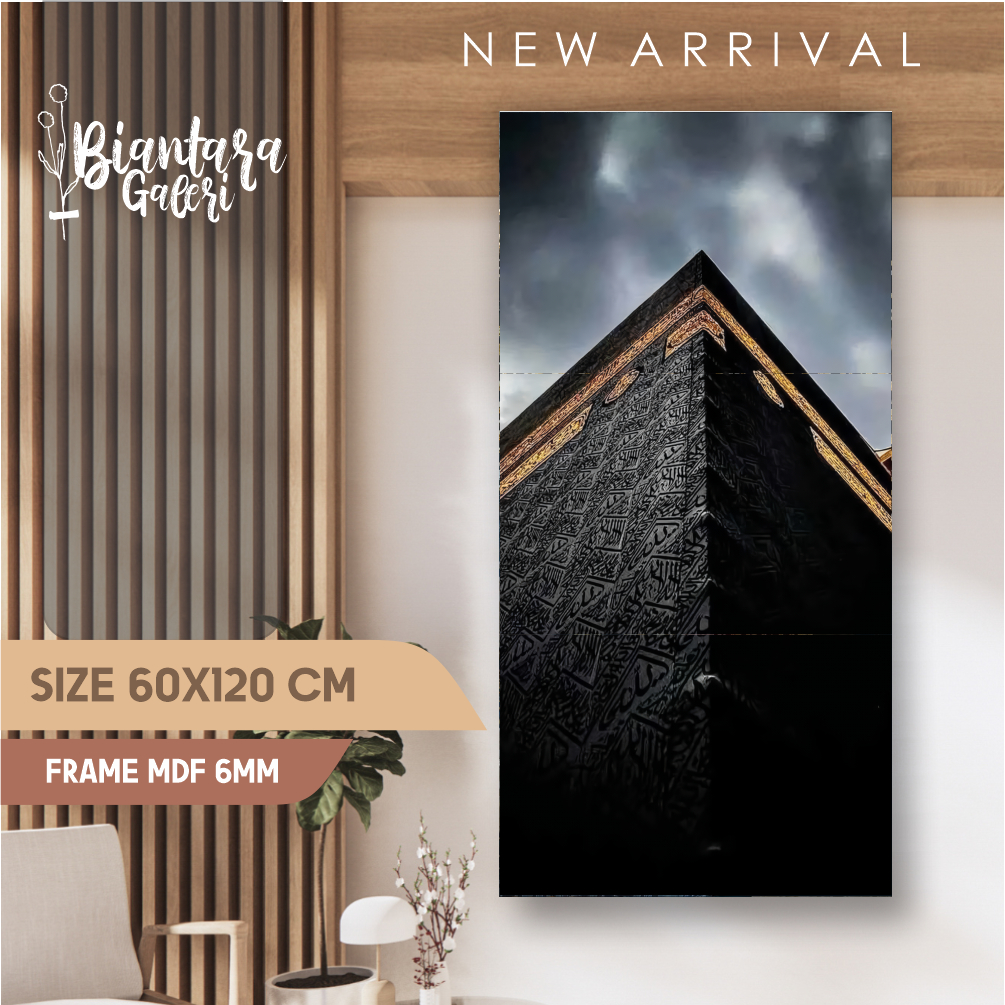 BIANTARA - 60X120 CM | KABA-02 | HIASAN DINDING LUKISAN SUPER BESAR WALLDECORATION HIASAN DINDING MD